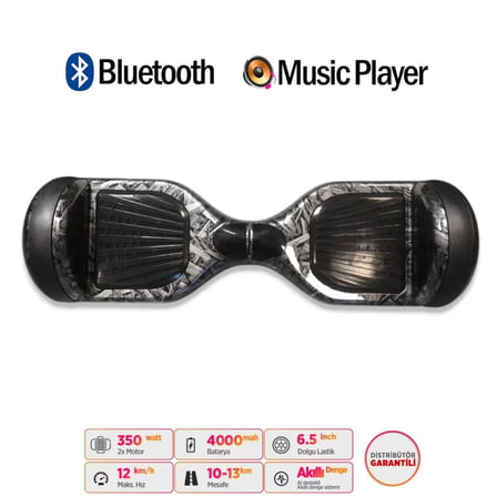 Citymate Elektrikli Kaykay Akıllı Denge Hoverboard + HoverKart + Çanta FULL LEDLİ EXTREM PAKET D27