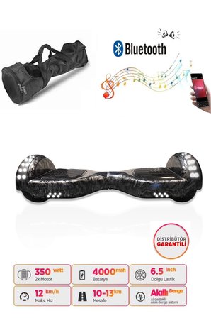 Citymate Elektrikli Kaykay Akıllı Denge Hoverboard + HoverKart + Çanta FULL LEDLİ EXTREM PAKET D27