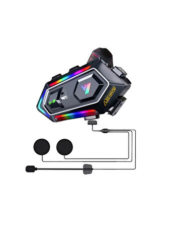 Y20 Kask Kulaklık interkom + Motosiklet Telefon Tutacağı