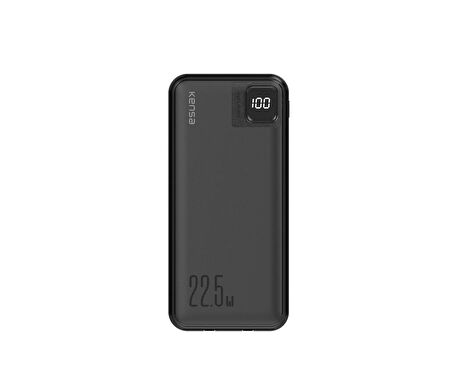 10.000 mAh Powerbank 22.5W Hızlı Şarj Destekli Siyah Renk