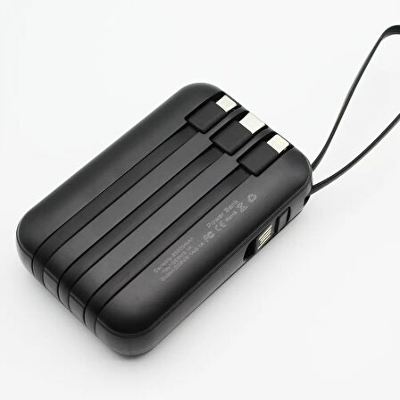 10.000 mAh 22.5W Süper Hızlı Şarjlı Powerbank Taşınabilir Şarj Cihazı