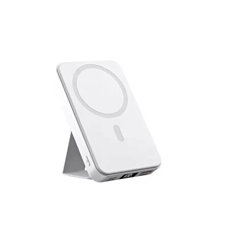 10000 mAh 15W MagSafe Kablosuz Şarj Özellikli Taşınabilir Şarj Cihazı  