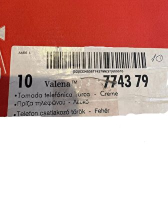 Legrand Valena 773479 Telefon Prizi Krem (Bej) (Çerçeve Dahil)