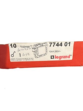 Legrand Valena 774401 Anahtar Beyaz (Çerçeve Dahil) 