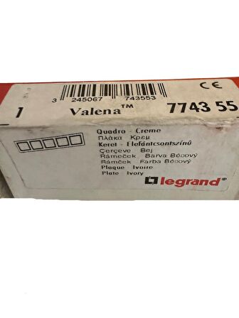 Legrand Valena 774355 5'Li Çerçeve Krem (Bej)