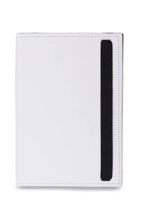 Velvoria Dark EvoPad A1046 - 10.1" Tablet Uyumlu Standlı Üniversal Kapaklı Beyaz Tablet Kılıfı
