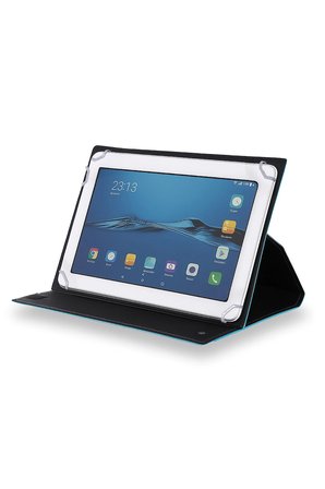 Velvoria Samsung Galaxy Tab A 2019 T510 T515 10.1" Standlı Üniversal Kapaklı Turkuaz Tablet Kılıfı