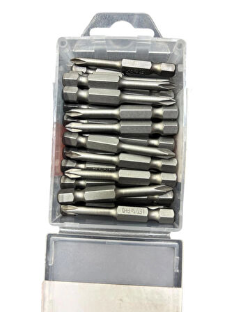 Leo Ph0 50MM ¼’’ S2 Kalite Mıknatıslı Bits Yıldız UÇ ( 30 Adet)