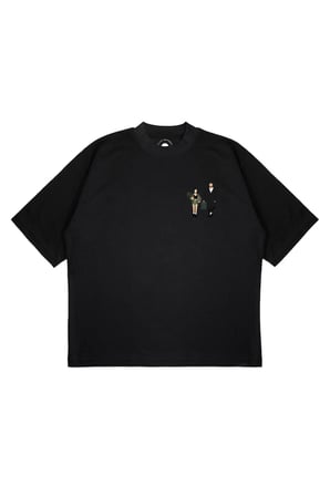 Unisex Oversize LEON TV SHOW Baskılı Boxy Fit Kalın Kumaşlı (240gsm) T-shirt
