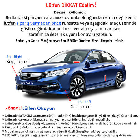 LEOPARTS Dacia Duster Far Lambası Sağ (İç Çizgiler Beyaz) 2021-2024 260106194R