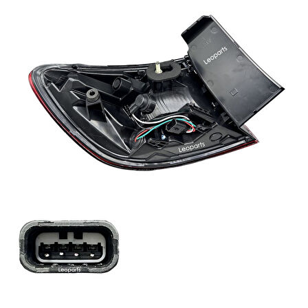 LEOPARTS Renault Clio 5 Stop Lambası Dış Sağ 2021-2024 (İcon Paket) 265504885R