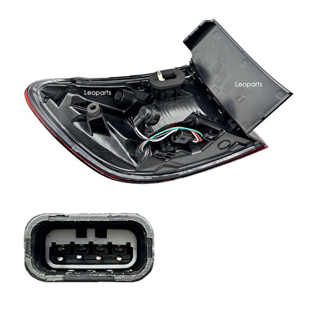 LEOPARTS Renault Clio 5 Stop Lambası Dış Sağ 2021-2024 (Touch Paket) 265509761R