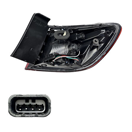 LEOPARTS Renault Clio 5 Stop Lambası Dış Sol 2021-2024 (İcon Paket) 265551035R