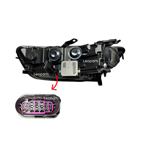 LEOPARTS Audi A6 Far Lambası Sağ (Beyin Üstünde) 2012-2015 4GD941032-AFS
