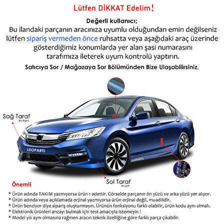 LEOPARTS Toyota Hilux Revo Abs Sensörü Ön Sol 2015-2023 89543-0K061