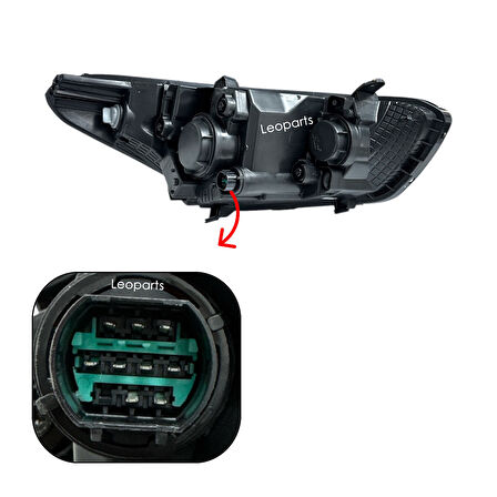 LEOPARTS Hyundai İ20 Far Lambası Sol 2012-2014 92101-1J500