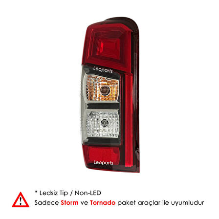 LEOPARTS Mitsubishi L200 Stop Lambası Sol (Ledsiz) 2019-2021 8330B211
