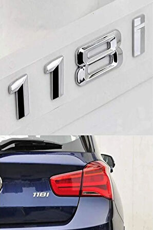 Bmw E81 E87 F20 F21 118i Tip Bagaj Yazısı