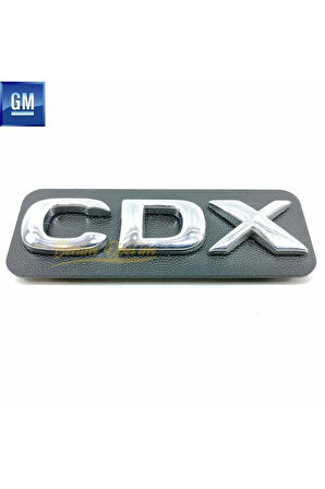 Opel Vectra B Uyumlu Ön Kapı Çıtası Cdx Yazısı Siyah (krom Kaplama)