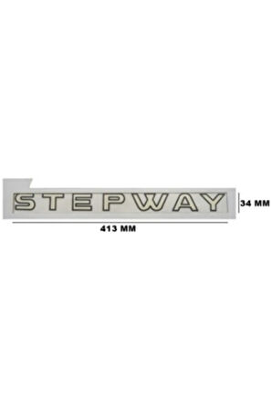 DACİA Uyumlu STEPWAY Yapıştırma Yazı Sağ Kapı