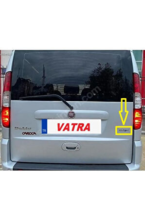 Doblo Panorama 1.6 Malibu 2001-2012 Multijet Kırmızı "j" Krom Bagaj Yazı