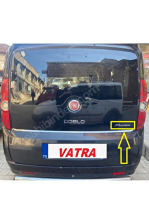 Doblo Combi 1.6 Multijet Conformatic Premio Plus 2010-2017 Premio Krom Bagaj Yazı