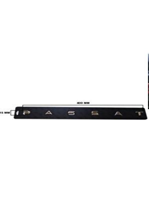 Vw Passat Bagaj Yazısı 45cm X 1.7cm Plastik B5-b6-b7-b8-cc Uyumlu