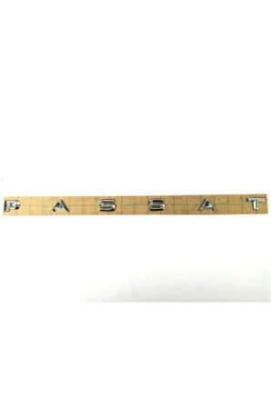 Vw Passat Bagaj Yazısı 45cm X 1.7cm Plastik B5-b6-b7-b8-cc Uyumlu