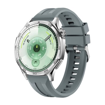 Huawei GT4 46mm Zore KRD-148 22mm Silikon Kordon Huawei GT4 46mm, Huawei Watch GT 3 46mm, Akıllı Saat ve Aksesuarları Zore - Koyu Gri
