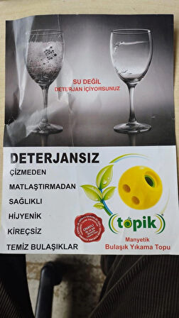 Topik Manyetik Çamaşır Ve Bulaşık Yıkama Topu