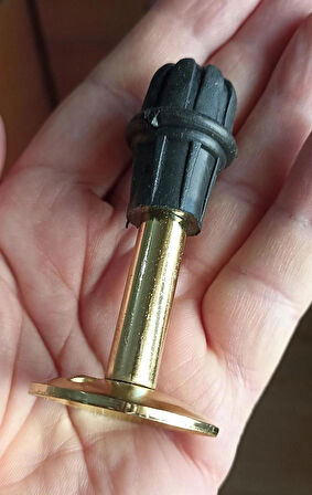 Aydemir Kapı Stoperi 8 cm Gold Metal Kapı Tamponu 3 Adet