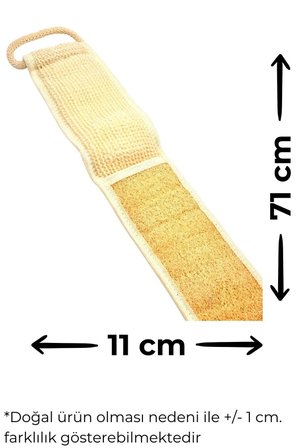 Doğal Kabak Lifi 4'lü Banyo Hamam Kese Seti (Yüz + Vücud + Sırt) Set4
