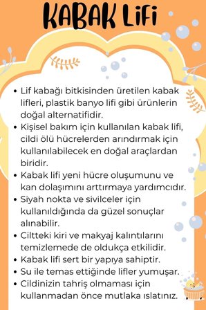 Doğal Kabak Lifi 3'lü Banyo Hamam Kese Seti (Yüz + Vücud + Sırt) Set5