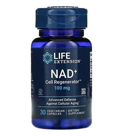 Life Extension Nad+ Cell Regenerator 100 Mg 30 Vegetarian Capsules 