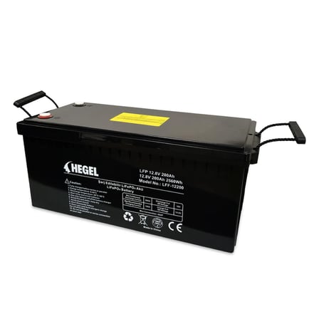 HEGEL LİFEPO4 LİTYUM AKÜ 12.8V 200AH