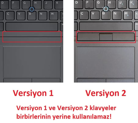 Dell Latitude N004L549114EMEA_U Klavye Ver.1 Işıklı