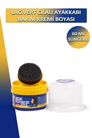 Bağcık + Nuri Leflef Cilalı Ayakkabı Bakım Kremi Boyası Süngerli 60 ML Set