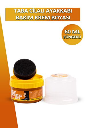 Bağcık + Nuri Leflef Cilalı Ayakkabı Bakım Kremi Boyası Süngerli 60 ML Set