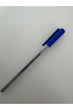 Tükenmez Kalem Triball 1.0 MM Bilye Uç Mavi (3 Adet)