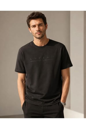 Baskılı Premium Kalite Osho Kumaş Oversize Kalıp Erkek Yazlık Kısa Kollu Tişört / T-shirt