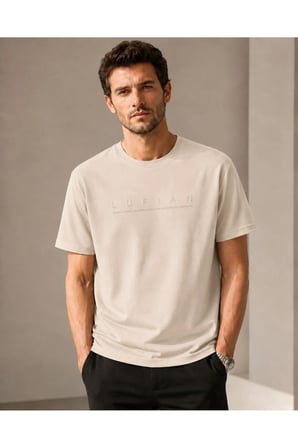 Baskılı Premium Kalite Osho Kumaş Oversize Kalıp Erkek Yazlık Kısa Kollu Tişört / T-shirt