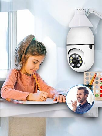 Kablosuz HD Duylu Kamera 360° Dönebilir ve Bluetooth