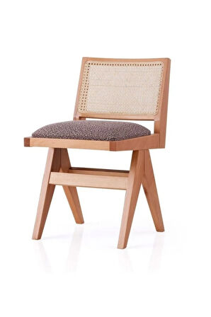 Lofoten Pergel Hazeranlı Hasırlı Ahşap Sandalye