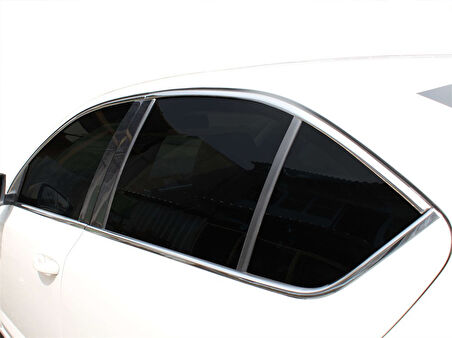 Skoda Octavia A7 Cam Çerçevesi 10 Prç Krom 2013 ve Sonrası