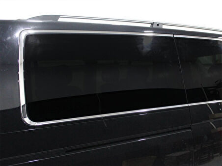 VW Caravelle T5.5 Cam Çerçevesi 14 Prç Krom (U.Ş) Tek Sürgü 2010-2015