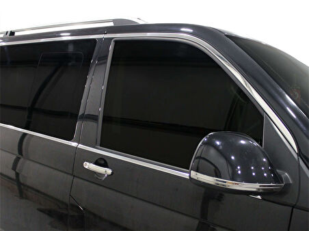 VW Transporter T5 Cam Çerçevesi 14 Prç Krom (U.Ş) Tek Sürgü 2003-2010