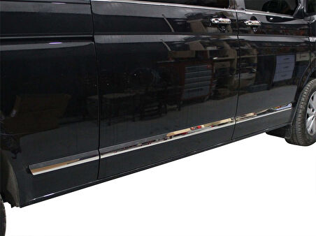 VW Caravelle T6 Yan Kapı Çıtası 7 Prç Krom (U.Ş) 2015 ve Sonrası