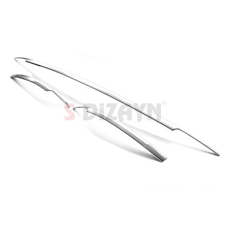 S-Dizayn VW Tiguan Krom Arka Tampon Alt Çıtası 3 Prç. 2016-2024