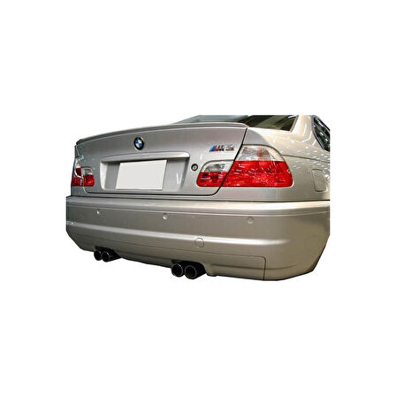 BMW E46 3 Seri Spoiler Bagaj Yüksek Fiber 1999-2005