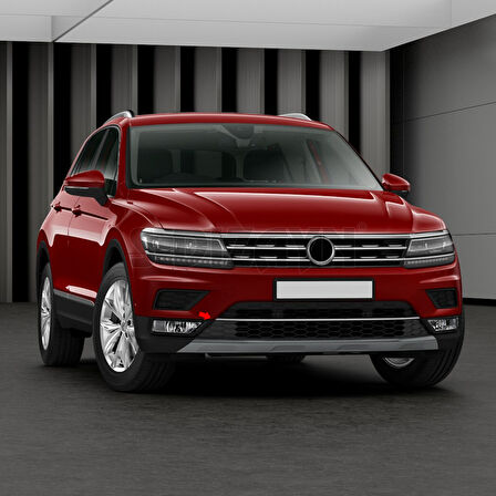 S-Dizayn VW Tiguan Krom Ön Tampon Çıtası 2016-2020